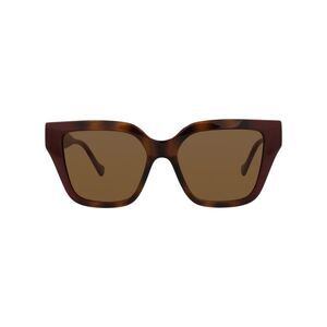 Gucci Square-Frame Injection Sunglasses Brown Womens